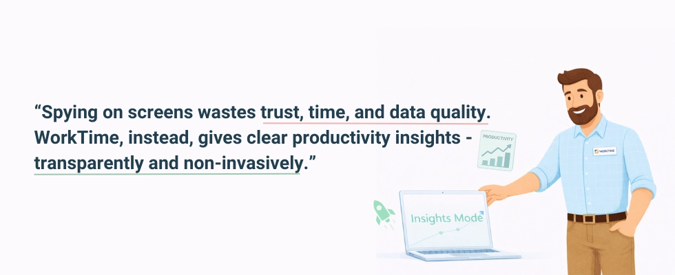 WorkTime - safe computer monitoring.