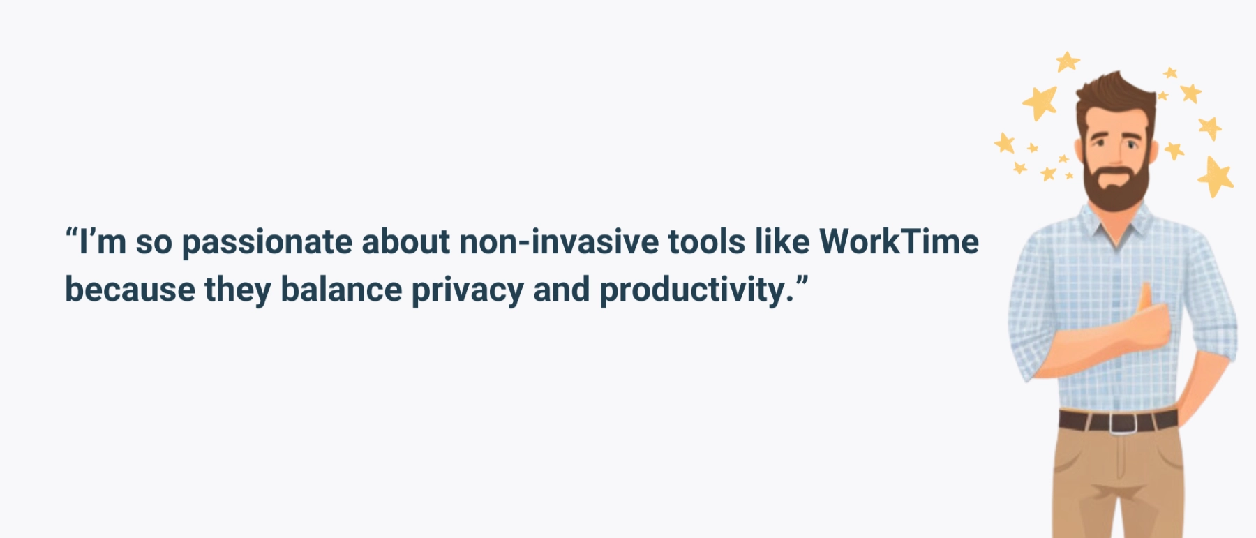 WorkTime balance privacy and productivity